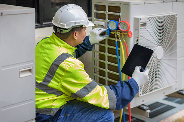 Professional Heat Pump Repair technician working in Spring Valley, OH